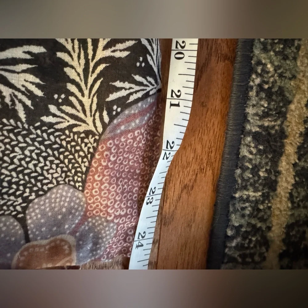 Handmade Vintage Fabric Pillowcase Floral Patterned sheer Skirt